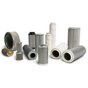 Different types of filters and accessories for hydralic systems