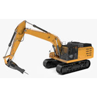 Yellow Excavator